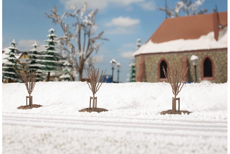 Auhagen 70951 Model Railway Scenery - Young Winter Trees