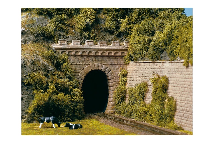 Auhagen 11342 Single Track Tunnel Portals For OO HO Gauge Model Railways
