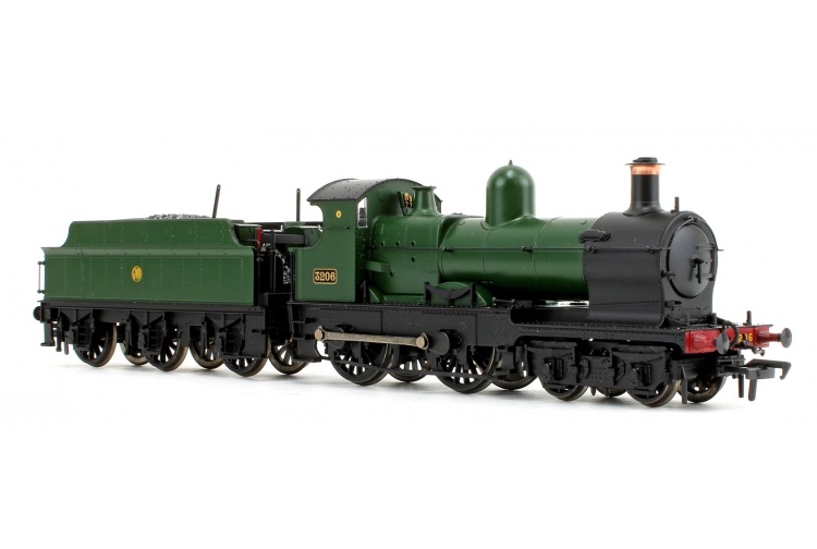 Bachmann 31-090DS GWR 32XX Earl 3206 Earl of Plymouth GWR Green Front Right