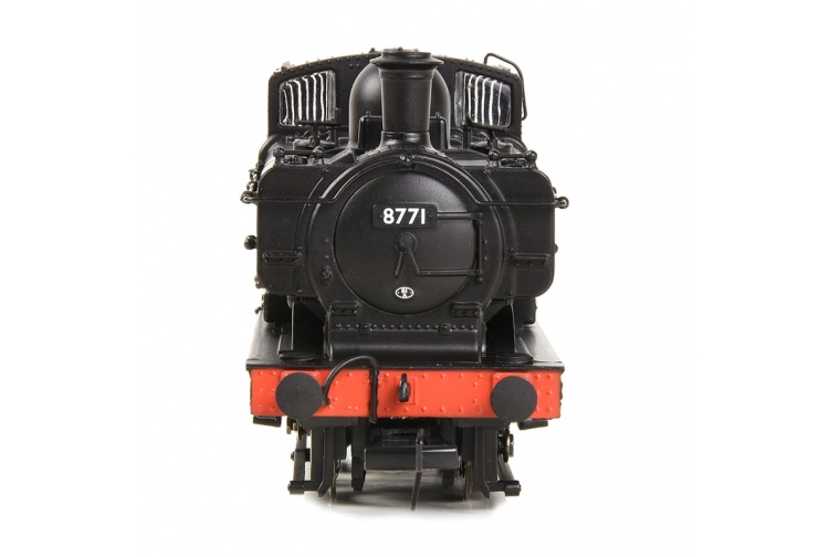 Bachmann 32-205A GWR 8750 Pannier Tank 8771 BR Lined Black (Early Emblem) (No.8771) Front