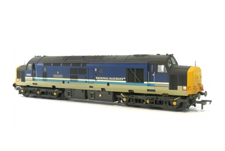 Bachmann 32-376A Class 37 422 Robert F Fairlie Regional Railways Diesel Locomotive Front Right