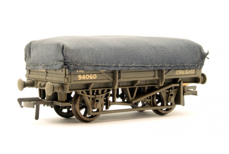 Bachmann 33-088 5 Plank China Clay Wagon With Hood GWR Grey Weathered