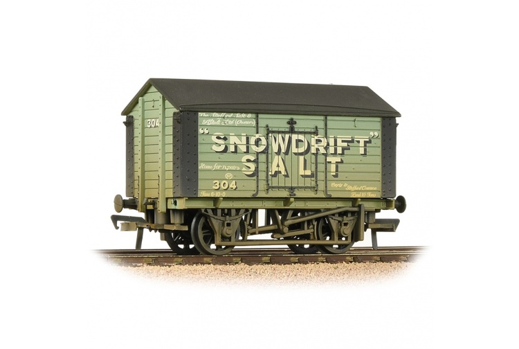 Bachmann 33-182 10T Covered Salt Wagon Snowdrift Salt Green