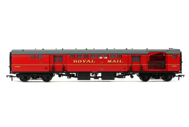 Bachmann 39-421B BR Mk1 POS Post Office Sorting Van Post Office Red With Nets