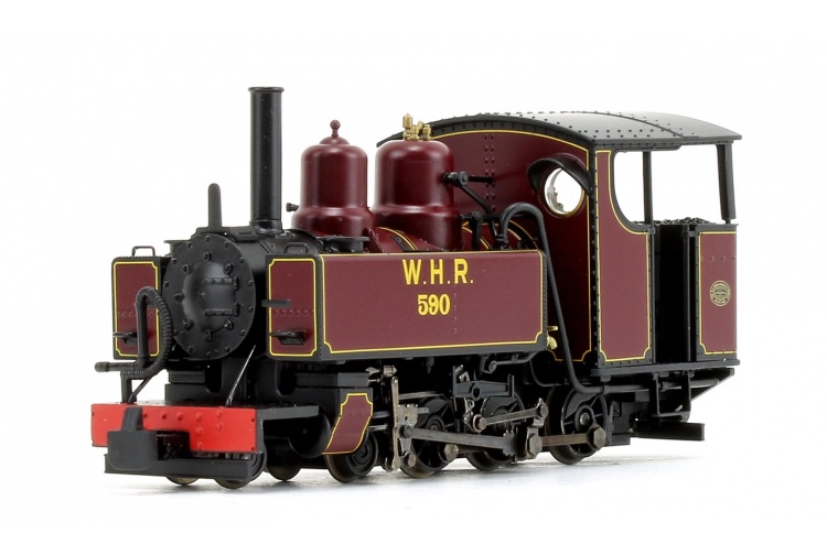 Bachmann Narrow Gauge 391-031Ds Baldwin 10-12-D Tank 590 Welsh Highland Railway Lined Maroon With DCC Sound
