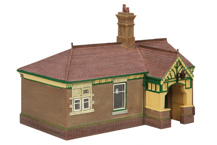 Bachmann 44-090G Bluebell Waiting Room And Toilet Green And Cream Waiting Room