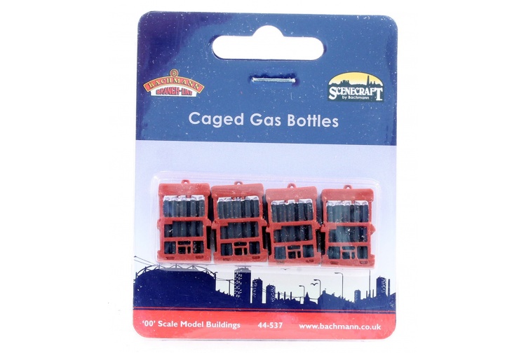 Bachmann 44-537 Caged Gas Bottles 4 Package