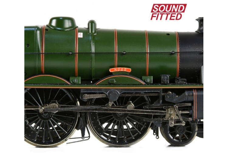 Bachmann Branchline 31-186ASF LMS Jubilee Class 45654 'Hood' BR Lined Green Late Crest Nameplate
