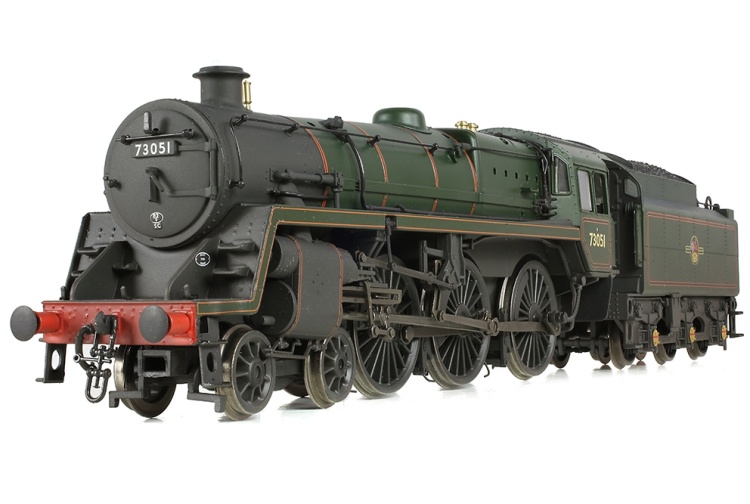 Bachmann Branchline 32-511 BR Standard 5MT BR1G Tender 73051 BR Lined Green (Late Crest) Weathered Right Side