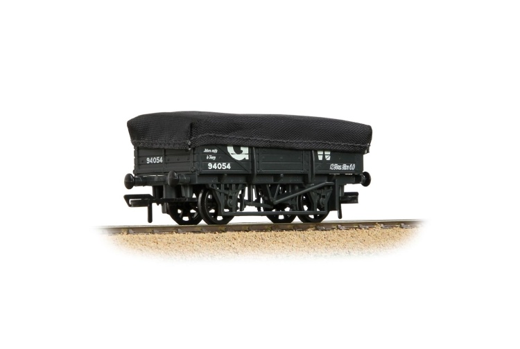bachmann-branchline-33-088b-oo-china-clay-wagon-gwr-grey-with-tarpaulin-cover