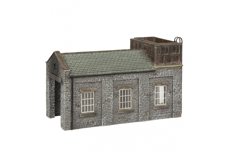 Bachmann Scenecraft 42-0002 Stone Engine Shed with Tank