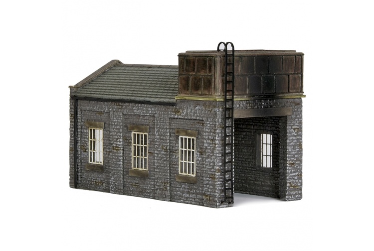 Bachmann Scenecraft 42-0002 Stone Engine Shed with Tank view 2