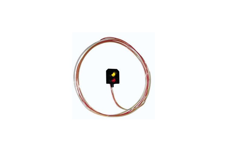 Berko BH07 2 Aspect Square Signal Head (R/Y) With Long Wires