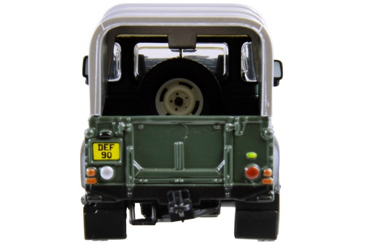 Britains 42732A1 Land Rover Defender 90 + Canopy - Green Rear