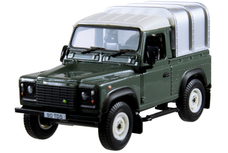 Britains 42732A1 Land Rover Defender 90 + Canopy - Green