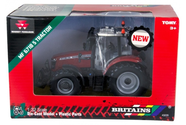 Britains Farm Toys 43235 Massey Ferguson 6718S Tractor Package