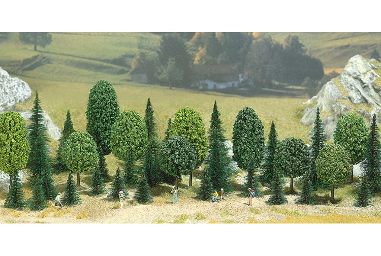 Busch 6490 OO Gauge Mixed Forest