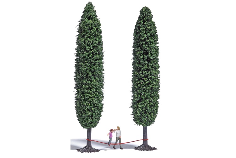 Busch 7945 OO / HO Scale Poplar Trees and Slackline Diorama