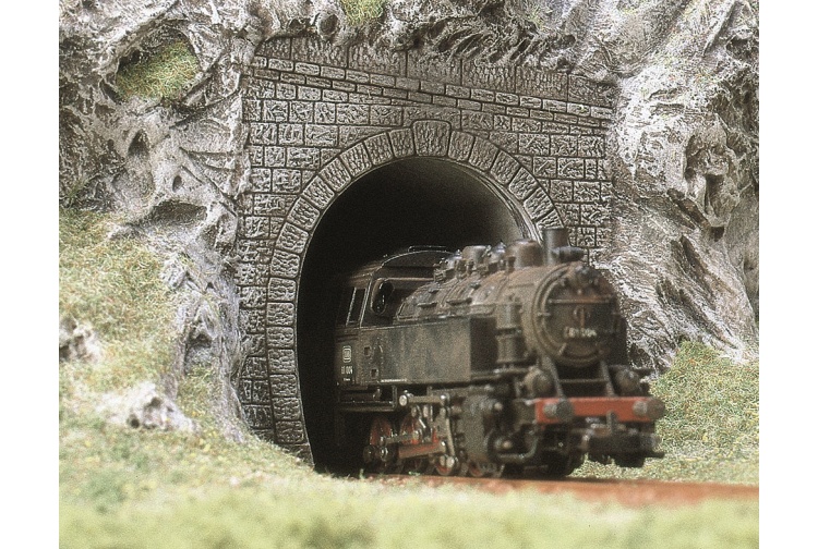 Busch 8190 N Scale Tunnel Portal (Pack of 2)