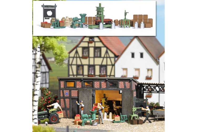 Busch 1178 Cider Making Scene Kit for OO / HO Gauge Model Railways