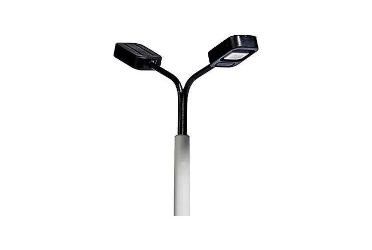 Busch 4139 OO Scale Concrete Street Lamp With Twin LED