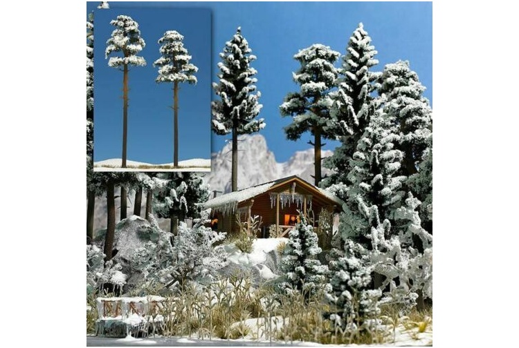 Busch 6156 Snow Covered Trees (pack of 2)