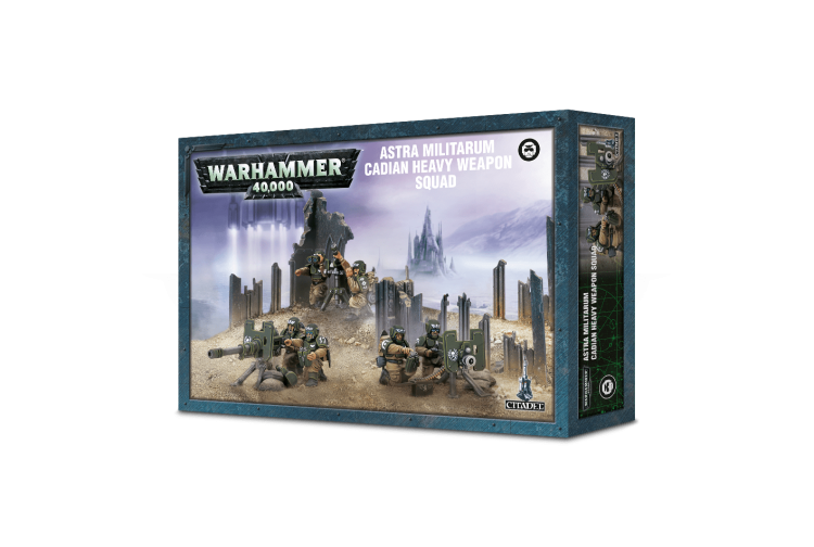 Warhammer 47-19 Cadian Heavy Weapon Squad
