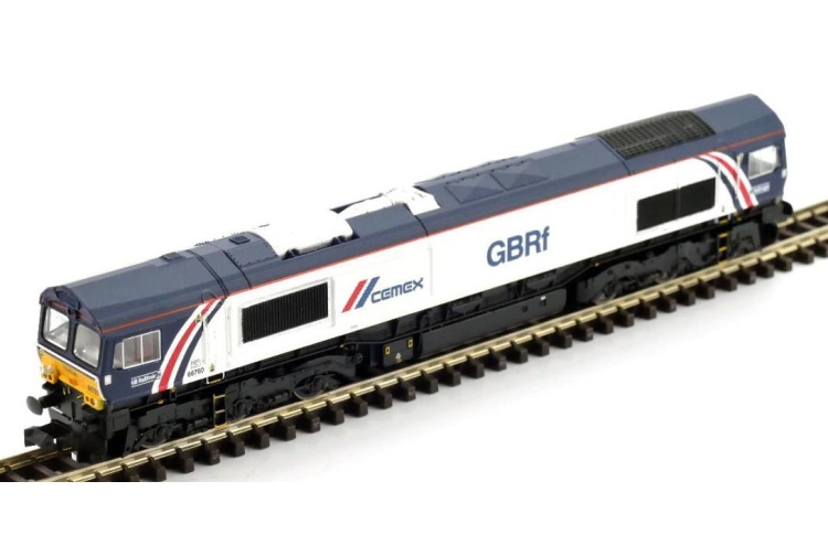 Dapol 2D-007-014D Class 66 780 GBRf Cemex (DCC-Fitted) Front Right