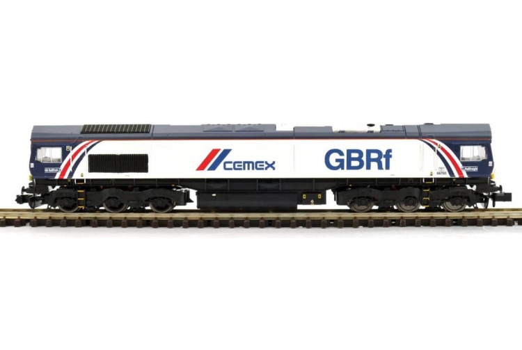 Dapol 2D-007-014D Class 66 780 GBRf Cemex (DCC-Fitted) Side