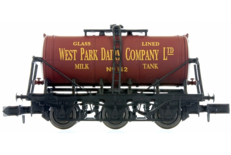 Dapol 2F-031-025 6 Wheel Milk Tank West Park Dairy No. 142