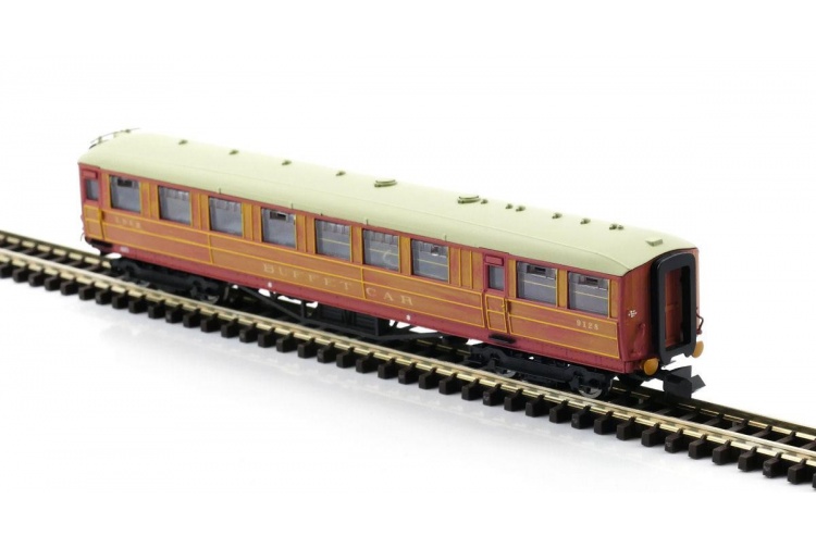 Dapol 2P-011-305 Gresley LNER Teak Buffet Coach 91218 Rear Left