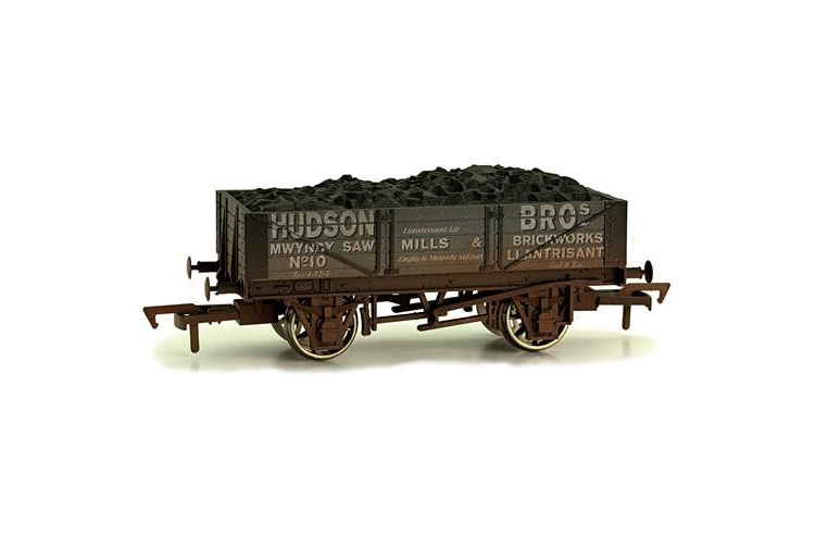 Dapol 4F-040-014 4 Plank Wagon Hudson Bros Weathered