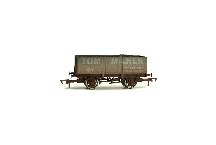 Dapol 4F-051-032 5 Plank Wagon 10' Wheelbase Tom Miller Weathered