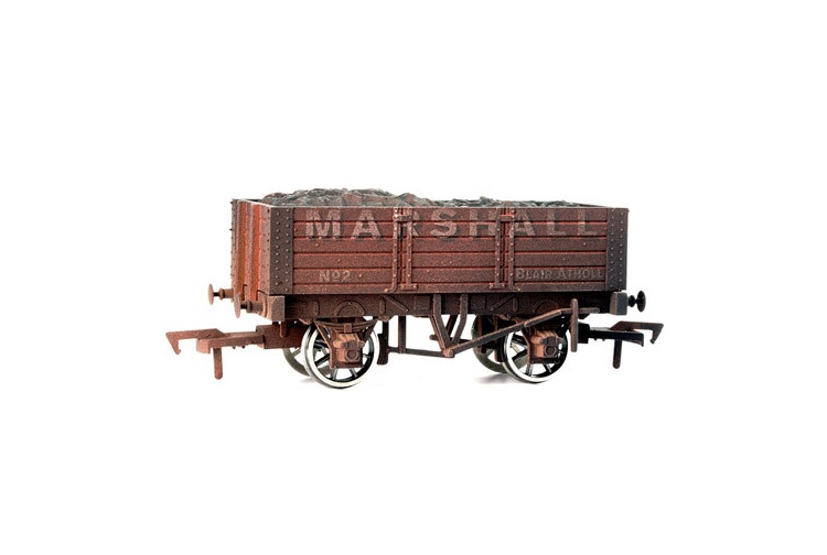 dapol-4f-052-002-oo-gauge-1-76-marshall-5-plank-wagon-9ft-weathered