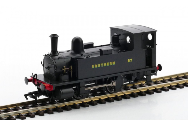 Dapol 4S-018-009 B4 0-4-0T 87 Southern Wartime Black Front Left