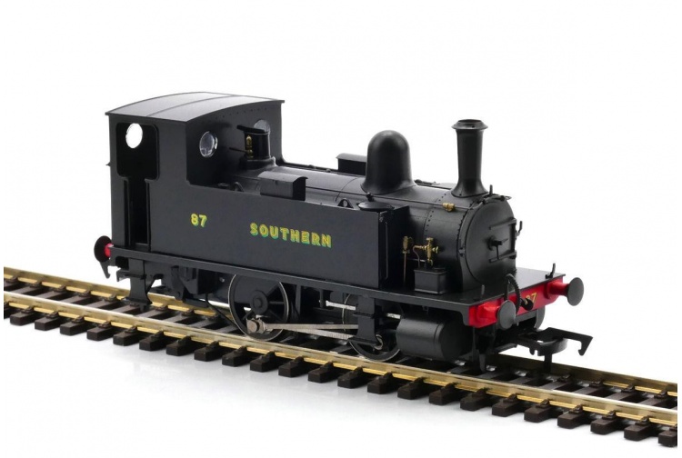 Dapol 4S-018-009 B4 0-4-0T 87 Southern Wartime Black Front Right
