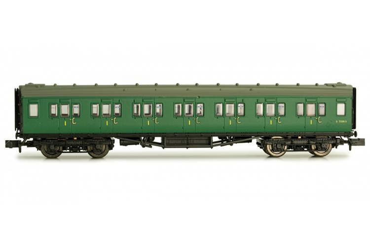 Dapol 2P-012-303 Maunsell Coach BR 1st Class SR Green 7208