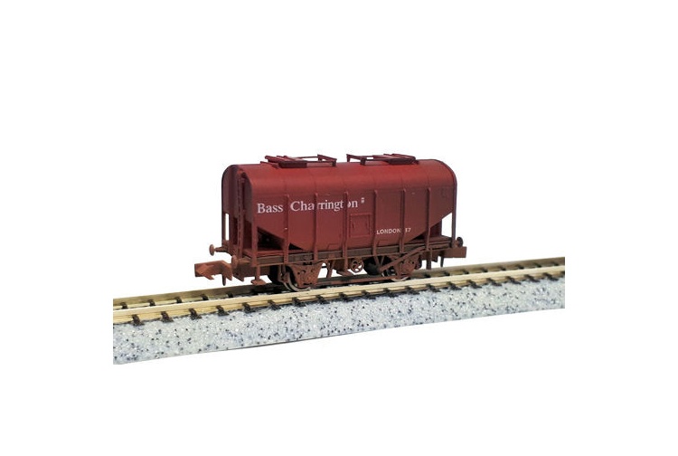 Dapol 2f-036-032 N Gauge Bulk Grain Hopper Bass Charrington 37 Weathered