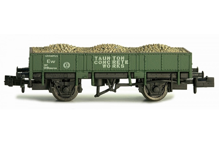 Dapol  2f-060-013 N Gauge Grampus Wagon Olive Green DB986708 Taunton Concrete