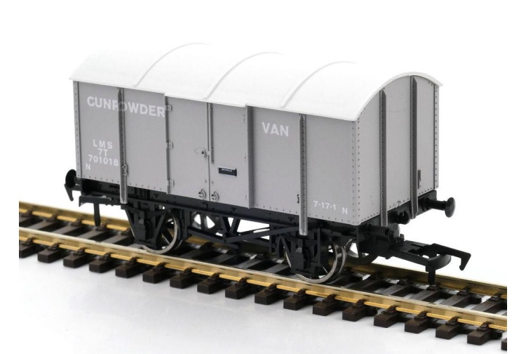 Dapol 4f-013-019 OO Gauge Gunpowder Van LMS Grey 7004