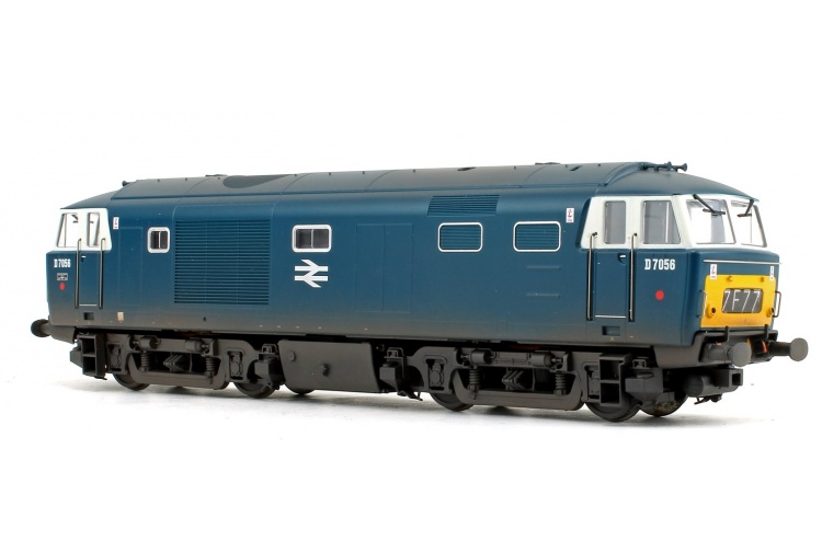 EFE Rail E84004 Class 35 'Hymek' D7056 BR Blue (Yellow Panels & White Cab Windows) Rear Left