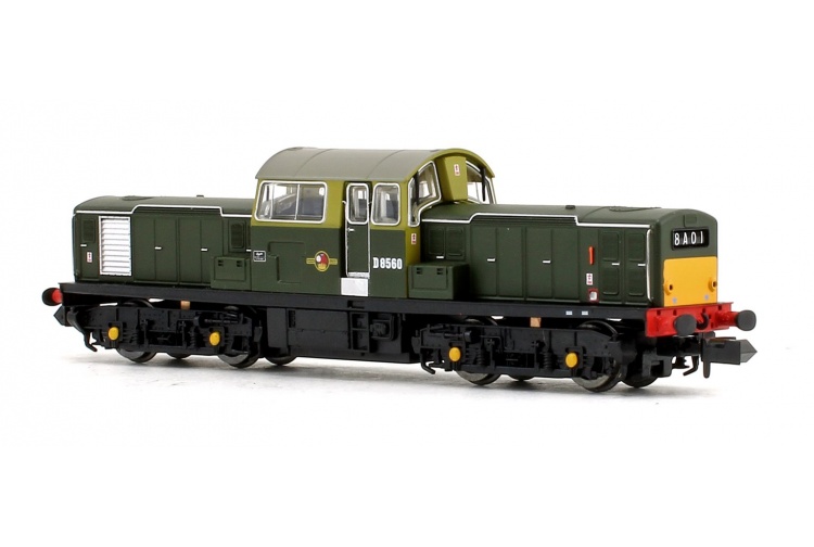 EFE Rail E84503 Class 17 D8560 BR Green (Small Yellow Panels) Rear Left
