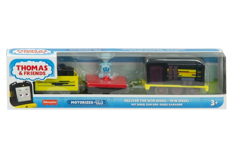 Fisher Price HDY74 Thomas & Friends Motorised Deliver The Win Diesel Package