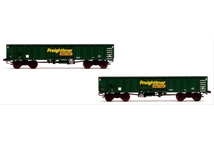 gaugemaster-da2f-025-009-mja-freightliner-heavy-haul-bogie-box-van-502005-502006