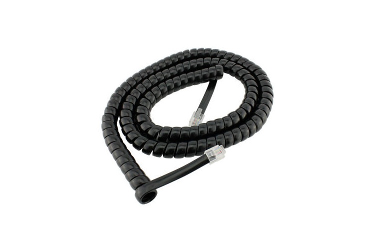 DCC Concepts DCD-ACL RJ12 6 Pin Curly Cord for NCE Powercab/Cobalt Alpha