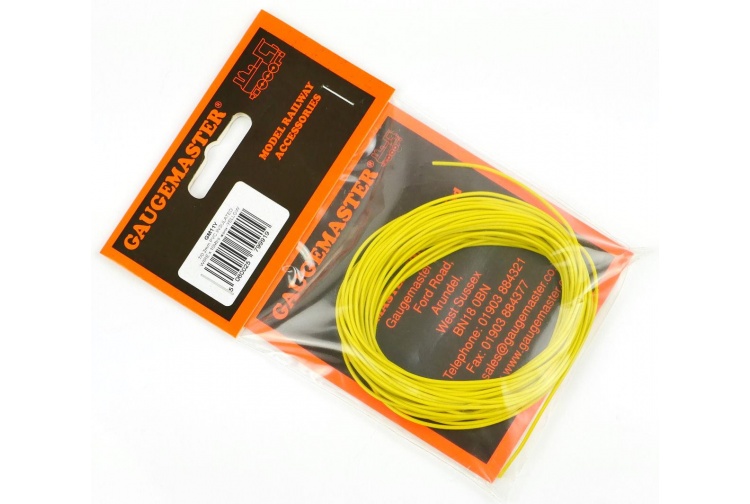 Gaugemaster GM11Y Yellow Wire (7 x 0.2mm) 10m Packet
