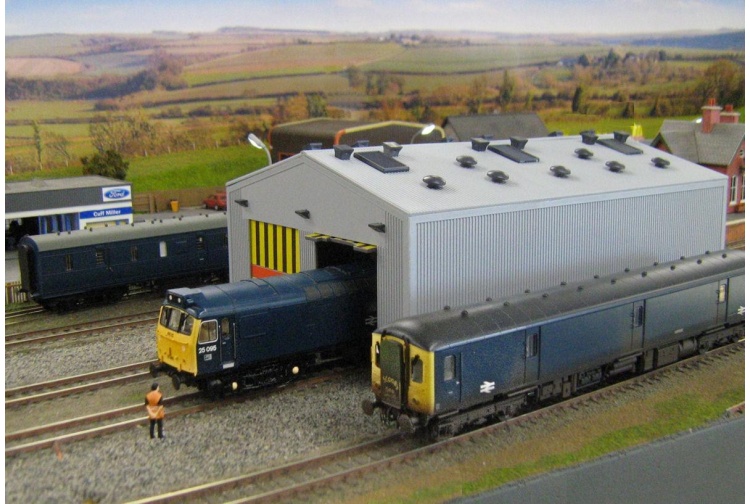 Gaugemaster GM406 Fordhampton Locomotive Depot Kit Example Layout
