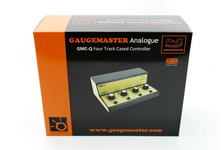Gaugemaster GMC-Q Four Track Cased Controller Package Front