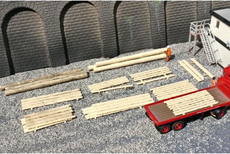 Gaugemaster GM459 OO Scale Assorted Timber Set
