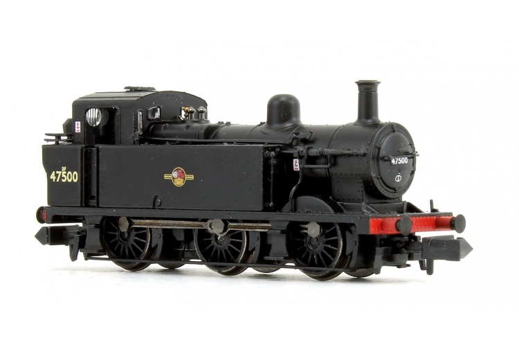 Graham Farish 372-212A LMS 3F Jinty Tank 47500 BR Black (Late Crest) Front Right
